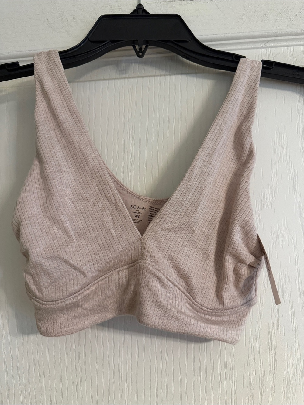 NWT Soma Ribbed Sleep Bralette size XS